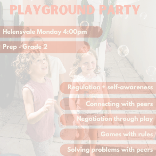 Playground Party | Helensvale | Monday’s at 4.00pm
